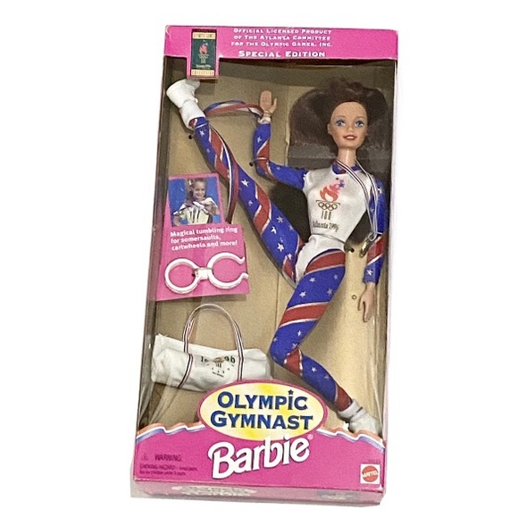 Vintage 1996 Olympic Gymnastic Barbie Doll - Picture 5 of 11
